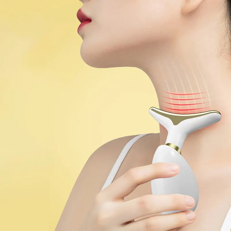 Face Neck Massager Household Lifting and Firming Facial Electric Introduction Lifting and Firming Beauty Massage Face Care Tools