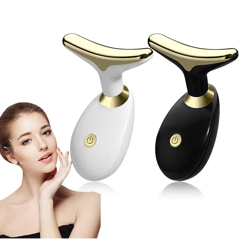 Face Neck Massager Household Lifting and Firming Facial Electric Introduction Lifting and Firming Beauty Massage Face Care Tools