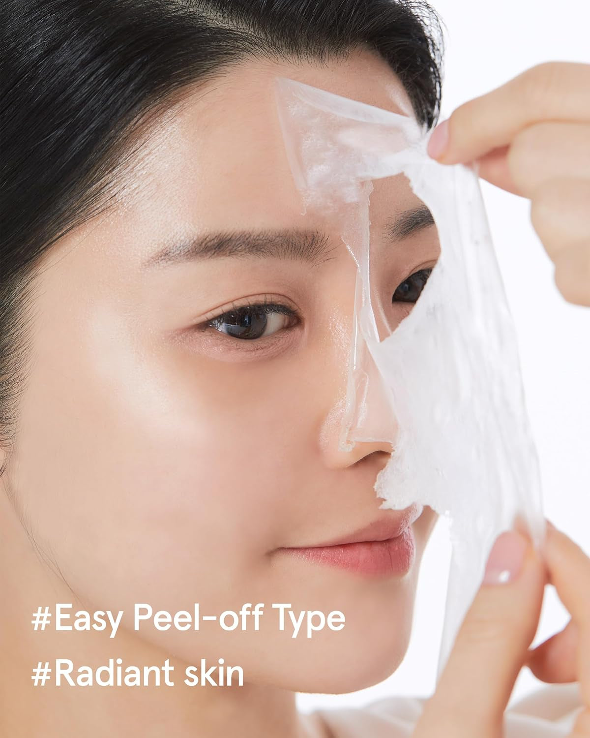 Glutathione Collagen Peel off Mask - anti Aging Korean Face Mask, Face Lift, Radiance Boost, Reduces Wrinkles - Built-In Silicone Spatula, 700Ppm Glutathione & 300 Da Collagen, 1.76 Oz.