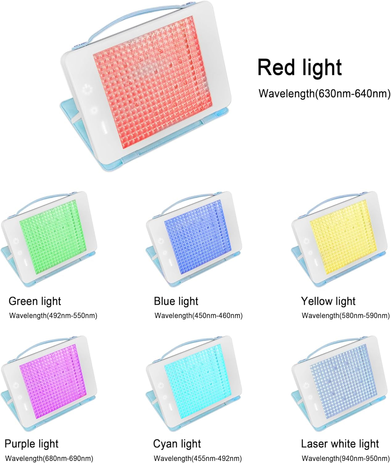 Red Light Therapy Lamp Red Light Therapy Skin Rejuvenation Facial Mask Equipment Skin Soothe Red Light Therapy Panel ETLB389