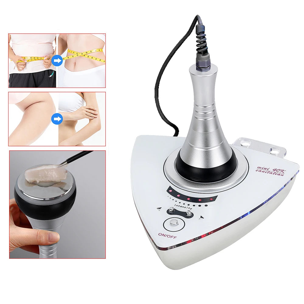 Ultrasonic 40Khz Cavitation Machine Body Massager Slimming Fat Burning Beauty Device Loss Burner Skin Tightening Weight Loss
