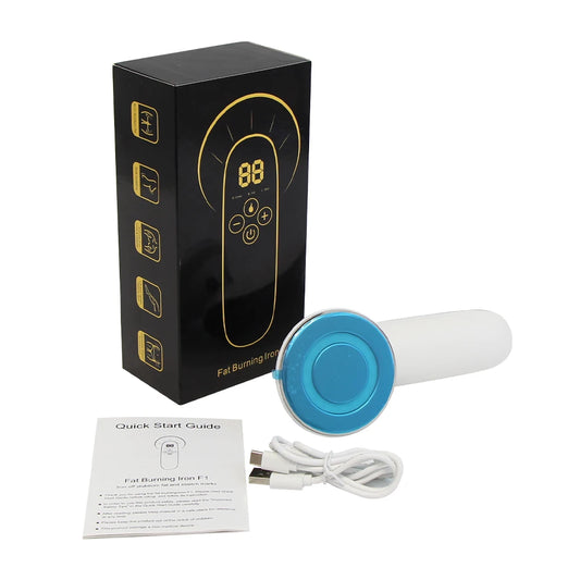 Electric Lose Weight Body Massager Hot Compress Heating Fat Burning Slimming Home Use Anti-Cellulite Massage Device