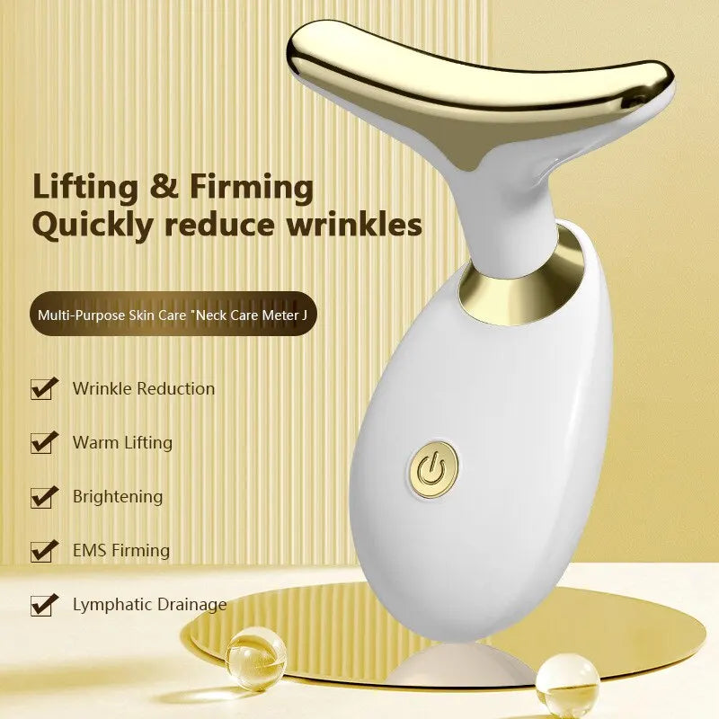 Face Neck Massager Household Lifting and Firming Facial Electric Introduction Lifting and Firming Beauty Massage Face Care Tools